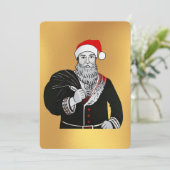 クリスマスサンタカード (スタンド正面)