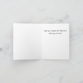 クリスマスサンタキャンディーキーブホリデーカード シーズンカード (内部)