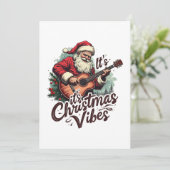 クリスマスサンタギタープレーヤー - ロッキン・アラウンド・ザ・  招待状 (スタンド正面)