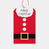 クリスマスサンタギフトラベル ギフトタグ (正面)