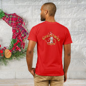 クリスマスサンタギンガーブレッドの名前レターKメンズ Tシャツ