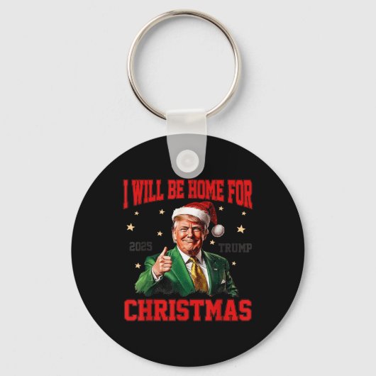 クリスマスサンタクロースおもしろいトランプ キーホルダー (正面)