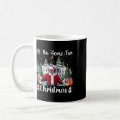 クリスマスサンタクロースおもしろいトランプ コーヒーマグカップ (左)