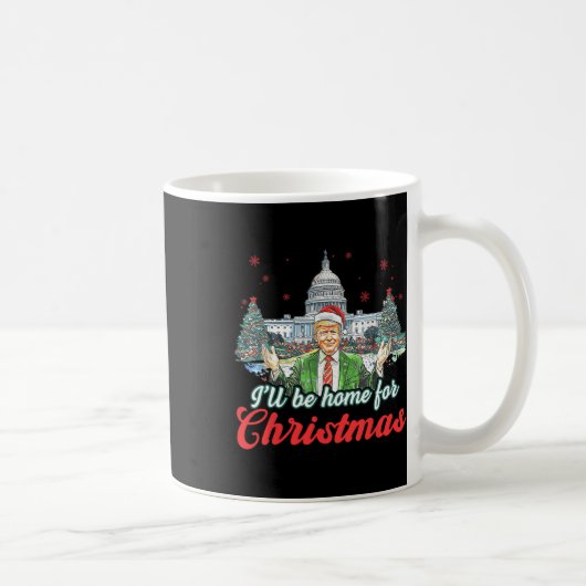 クリスマスサンタクロースおもしろいトランプ コーヒーマグカップ (右)