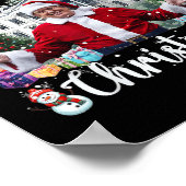 クリスマスサンタクロースおもしろいトランプ ポスター (角)