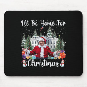 クリスマスサンタクロースおもしろいトランプ マウスパッド