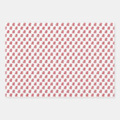 クリスマスサンタクロースのクリスマス ラッピングペーパーシート (正面3)