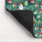 クリスマスサンタクロースのシームレスパターン–82909 マウスパッド (コーナー)