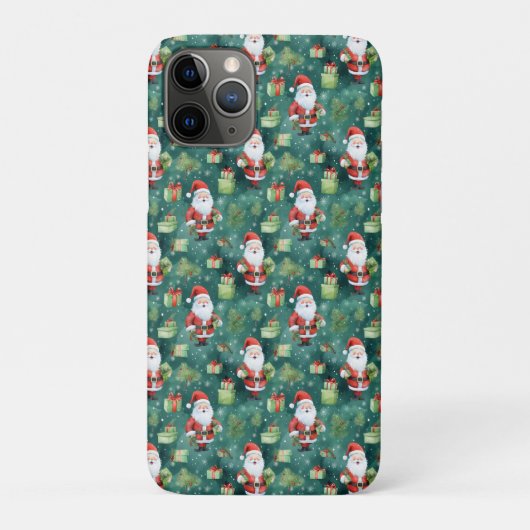 クリスマスサンタクロースのシームレスパターン–82909 Case-Mate iPhoneケース (裏)
