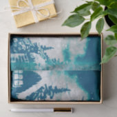 クリスマスサンタクロースのトナカイの風景 薄葉紙 (ギフト)