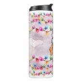 クリスマスサンタクロースのビーグルドッグヘッド タンブラー (回転左)