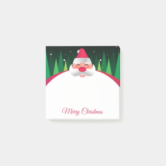 クリスマスサンタクロースのポストイットノート ポストイット (正面)