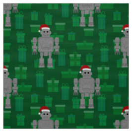 クリスマスサンタクロースのロボット ファブリック