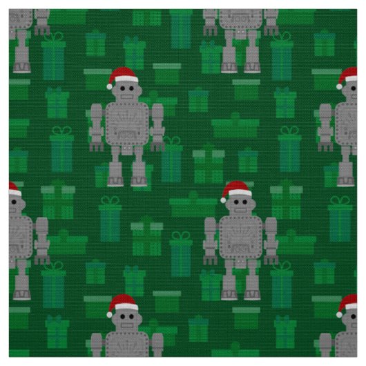 クリスマスサンタクロースのロボット ファブリック (見本)