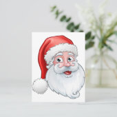 クリスマスサンタクロースの漫画 シーズンポストカード (スタンド正面)