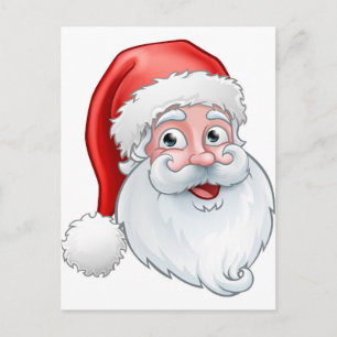 クリスマスサンタクロースの漫画 シーズンポストカード