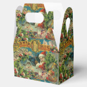 クリスマスサンタクロースアンティークアート フェイバーボックス (オープン)