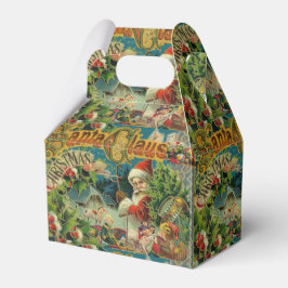 クリスマスサンタクロースアンティークアート フェイバーボックス