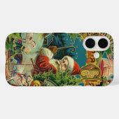 クリスマスサンタクロースアンティークアート Case-Mate iPhoneケース (裏面 (横))