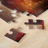 クリスマスサンタクロースウォーミングハンズジグソーパズル ジグソーパズル (側面)