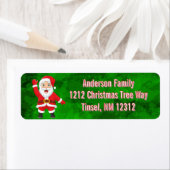 クリスマスサンタクロースグリーン ラベル (インサイチュ)