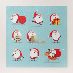 クリスマスサンタクロースコレクション。 ジグソーパズル