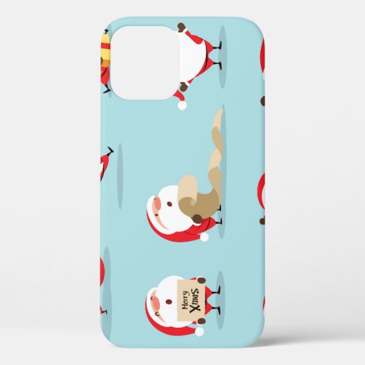 クリスマスサンタクロースコレクション。 Case-Mate iPhoneケース (裏面)