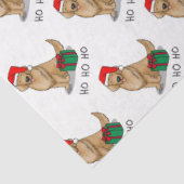 クリスマスサンタクロースゴールデンレトリエバードッグカワイイ 薄葉紙 (詳細)