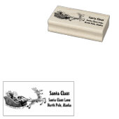 クリスマスサンタクローススススリートインディア ラバースタンプ (押印)