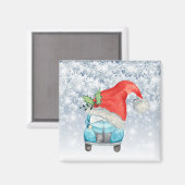 クリスマスサンタクロースデザインマグネット マグネット (正面/裏面)