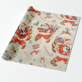 クリスマスサンタクローストイズトリティトインデアプレゼント ラッピングペーパー (アンロールド)