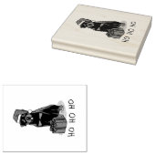 クリスマスサンタクロースハットロットワイラードッグおもしろい ラバースタンプ (押印)