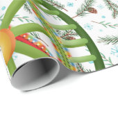 クリスマスサンタクロースハムスター ラッピングペーパー (ロールコーナー)