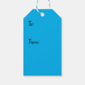 クリスマスサンタクロースポーラベアデザインギフトラベル ギフトタグ (裏面)