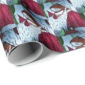 クリスマスサンタクロースマウス ラッピングペーパー (ロールコーナー)