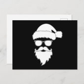 クリスマスサンタクロースメリーギフトおもしろいアイディア ポストカード (正面/裏面)