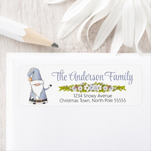 クリスマスサンタクロースラベル ラベル (インサイチュ)