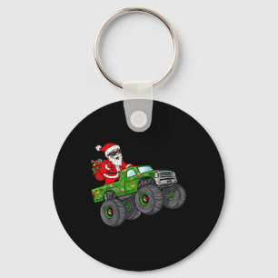 クリスマスサンタクロース乗馬モンスタートラックボーイズ木 キーホルダー