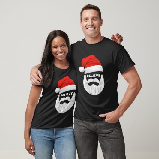 クリスマスサンタクロース信じ Tシャツ (ユニセックス)
