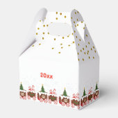 クリスマスサンタクロース列車のお願い箱 フェイバーボックス (裏面サイド)