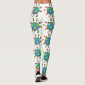 クリスマスサンタクロース小人 レギンス (裏面)