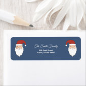 クリスマスサンタクロース差出人住所ラベル ラベル (インサイチュ)