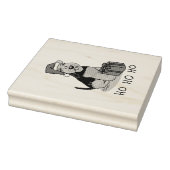 クリスマスサンタクロース帽子ウェルシュテリア犬かわいい ラバースタンプ (スタンプ)