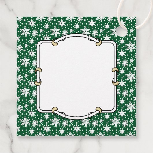 クリスマスサンタクロース帽子サモイドグッズ フェイバータグ (裏面)