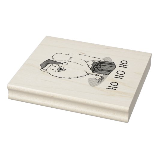 クリスマスサンタクロース帽子サモイドグッズ ラバースタンプ (スタンプ)