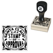 クリスマスサンタクロース承認のスタンプおもしろいv2 ラバースタンプ (押印)