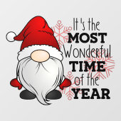 クリスマスサンタクロース格言で最も素敵な時間 ウィンドウサイン (シート)