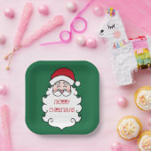 クリスマスサンタクロース紙プレート ペーパープレート (パーティー)