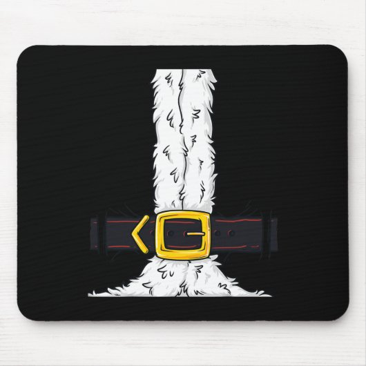 クリスマスサンタクロース衣装おもしろいクリスマスホリデー マウスパッド (正面)