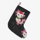 クリスマスサンタクロース軸索 スモールクリスマスストッキング (正面 (吊り時))